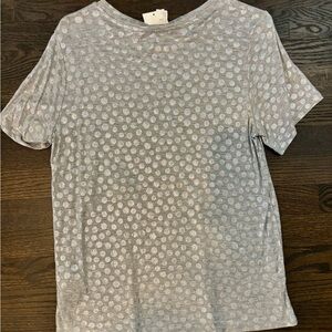 NWT H&M Gray Polka Dot Women's Top